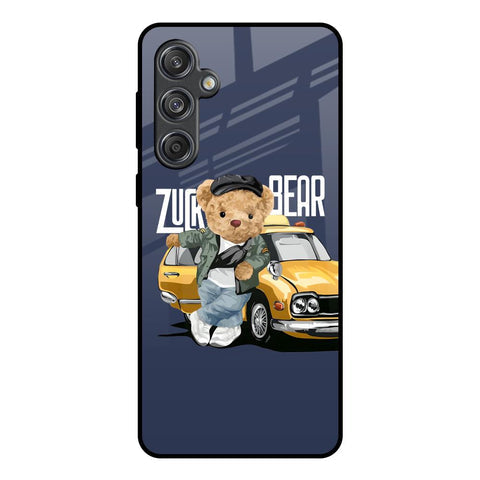 Adventurous Bear Glossy Case for Samsung Galaxy M55 5G