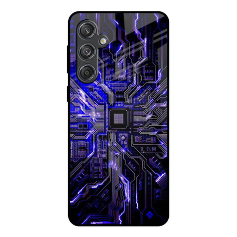 Techno Color Pattern Glossy Case For Samsung Galaxy M55 5G