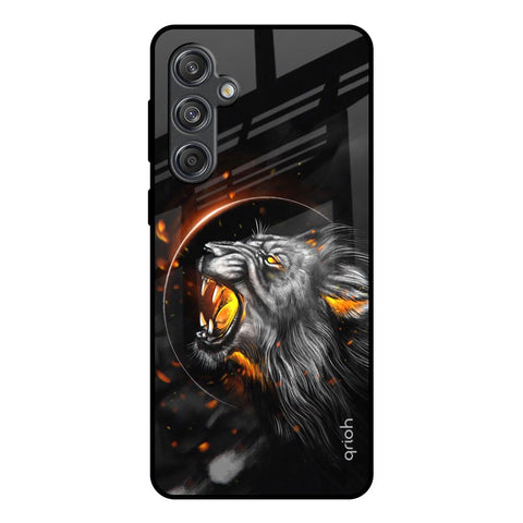Aggressive Lion Glossy Case for Samsung Galaxy M55 5G