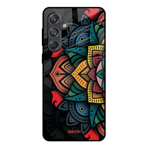 Retro Gorgeous Flower Glossy Case for Samsung Galaxy M55 5G