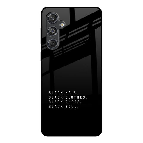 Black Soul Glossy Case for Samsung Galaxy M55 5G