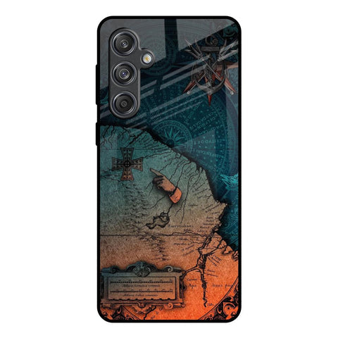 Geographical Map Glossy Case for Samsung Galaxy M55 5G