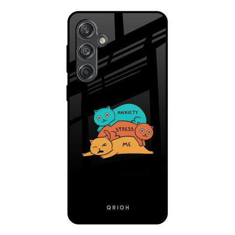 Anxiety Stress Glossy Case for Samsung Galaxy M55 5G