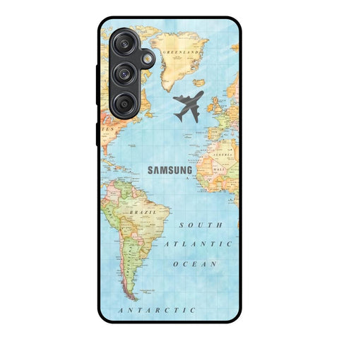 Fly Around The World Glossy Case for Samsung Galaxy M55 5G