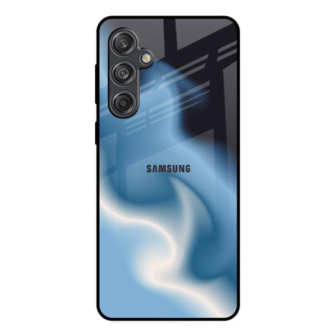 Blue Waves Glossy Case for Samsung Galaxy M55 5G