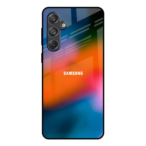 Fiery Orange Glossy Case for Samsung Galaxy M55 5G