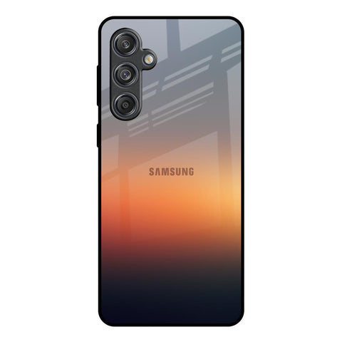 Aesthetic Orange Glossy Case for Samsung Galaxy M55 5G