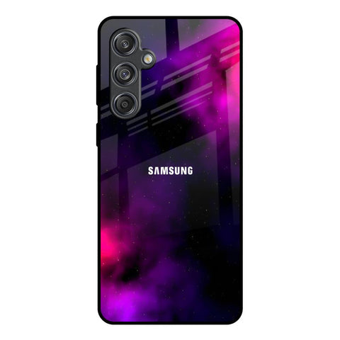 Pink Galaxy Glossy Case for Samsung Galaxy M55 5G