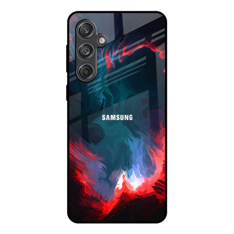 Brush Art Glossy Case For Samsung Galaxy M55 5G