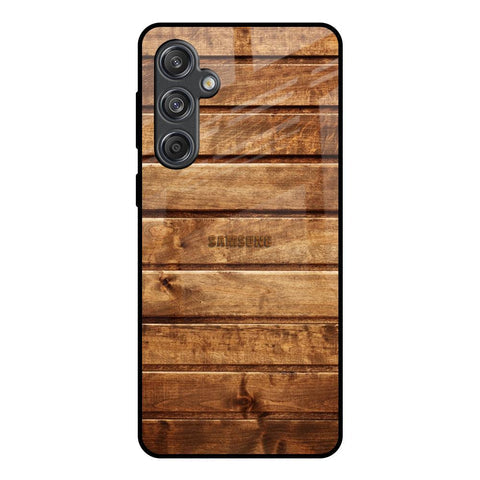 Wooden Planks Glossy Case for Samsung Galaxy M55 5G