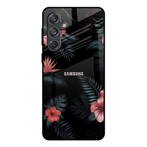 Tropical Art Flower Glossy Case for Samsung Galaxy M55 5G