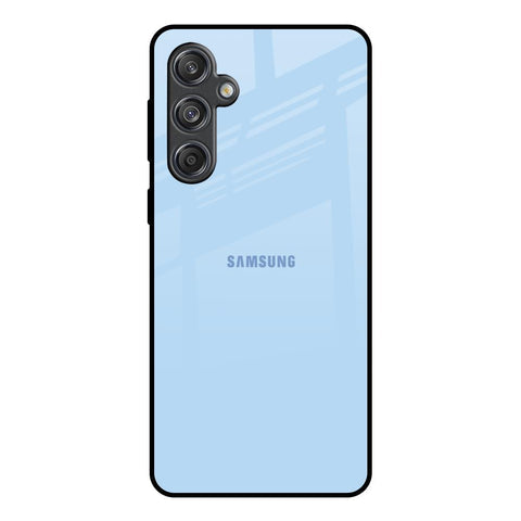 Pastel Sky Blue Glossy Case for Samsung Galaxy M55 5G