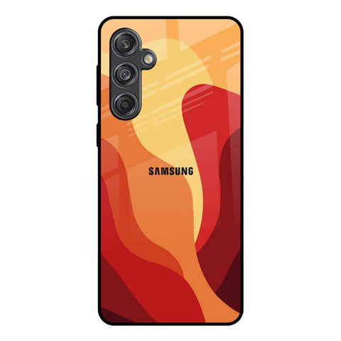 Magma Color Pattern Glossy Case for Samsung Galaxy M55 5G