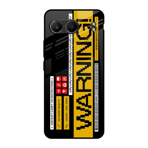 Aircraft Warning Glossy Case for OnePlus Nord 4 5G