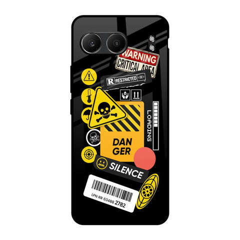Danger Signs Glossy Case for OnePlus Nord 4 5G