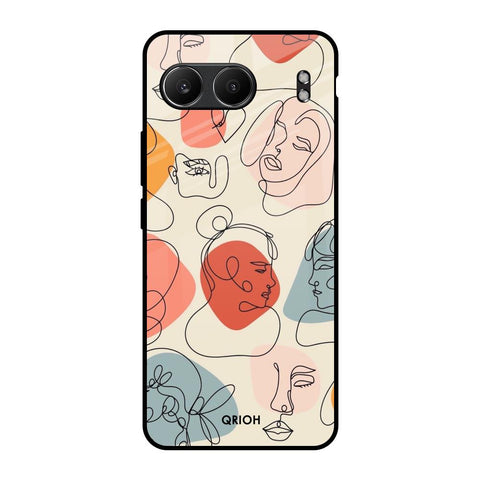 Abstract Faces Glossy Case for OnePlus Nord 4 5G