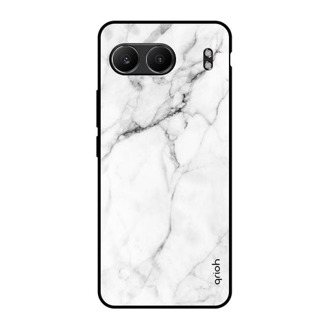 Modern White Marble Glossy Case for OnePlus Nord 4 5G