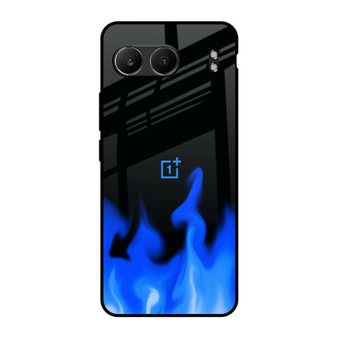 Blue Flames Glossy Case for OnePlus Nord 4 5G