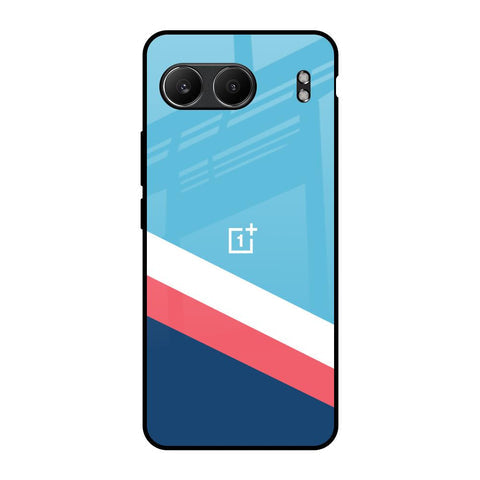Pink & White Stripes Glossy Case For OnePlus Nord 4 5G