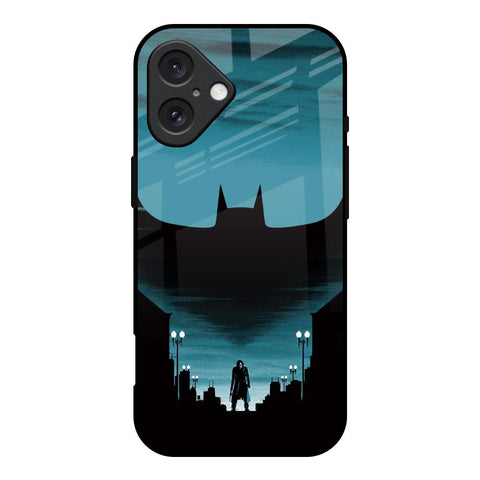 Cyan Bat Glossy Case for iPhone 16