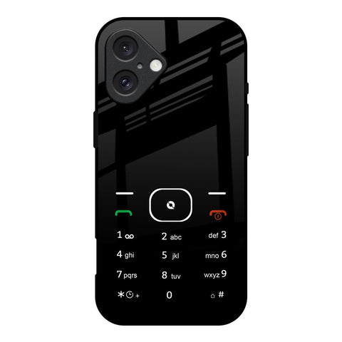 Classic Keypad Pattern Glossy Case for iPhone 16