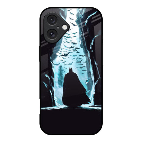 Dark Man In Cave Glossy Case for iPhone 16