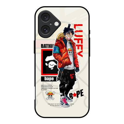 Bape Luffy Glossy Case for iPhone 16