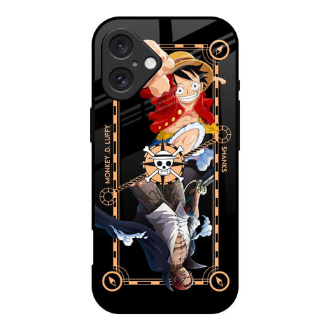 Shanks & Luffy Glossy Case for iPhone 16