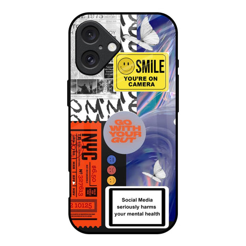 Smile for Camera Glossy Case for iPhone 16