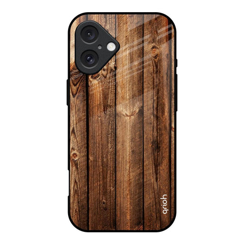 Timber Printed Glossy Case for iPhone 16