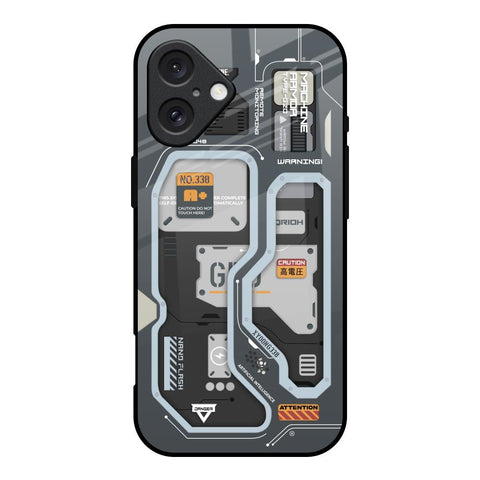 Retro Futuristic Glossy Case for iPhone 16