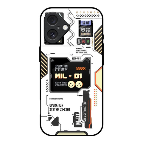 Tech Display Glossy Case for iPhone 16