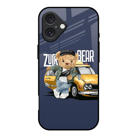 Adventurous Bear Glossy Case for iPhone 16