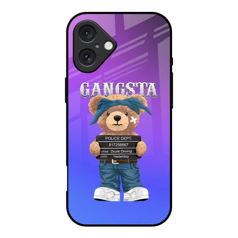 Gangsta Bear Glossy Case for iPhone 16