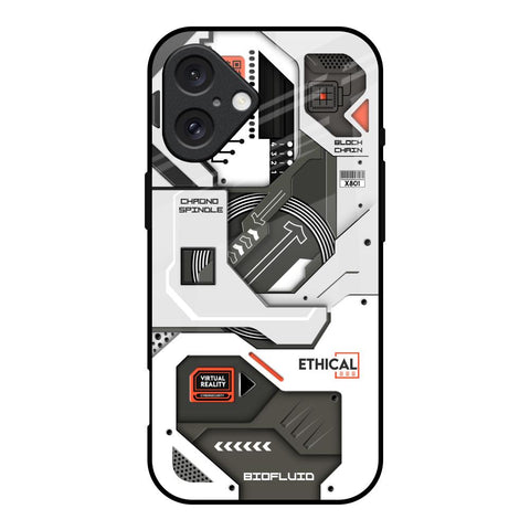 Explore Circuit Glossy Case for iPhone 16