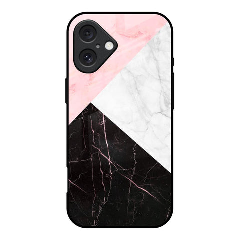 Marble Collage Art Glossy Case For iPhone 16