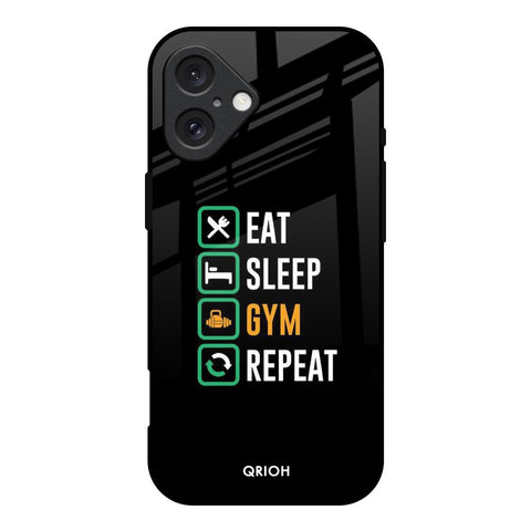Daily Routine Glossy Case for iPhone 16