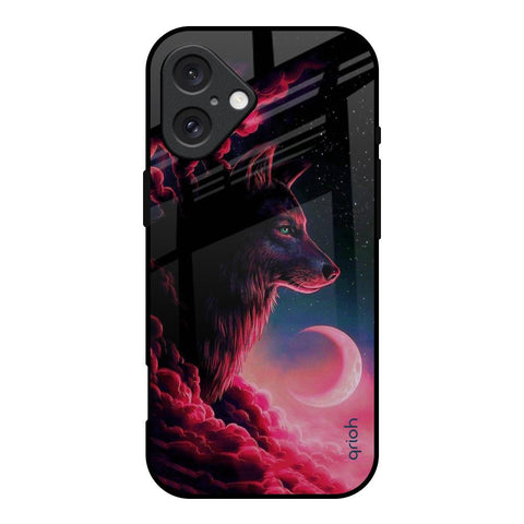 Moon Wolf Glossy Case for iPhone 16