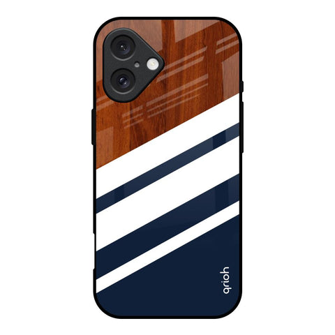 Bold Stripes Glossy Case for iPhone 16