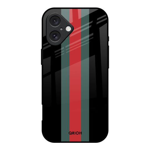 Vertical Stripes Glossy Case for iPhone 16