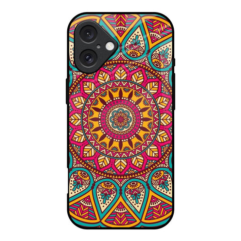 Elegant Mandala Glossy Case for iPhone 16