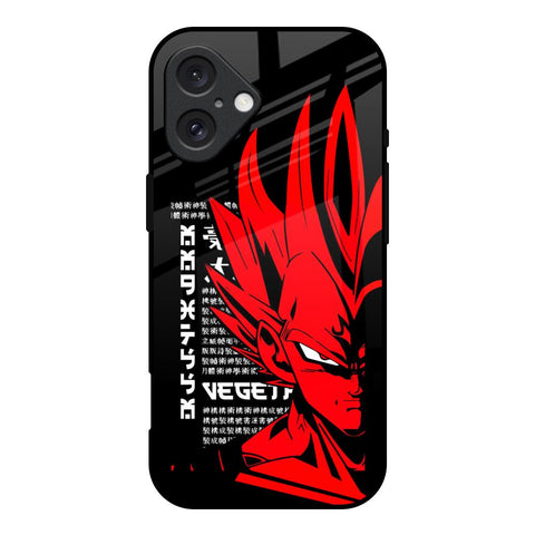 Red Vegeta Glossy Case for iPhone 16