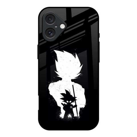Monochrome Goku Glossy Case for iPhone 16