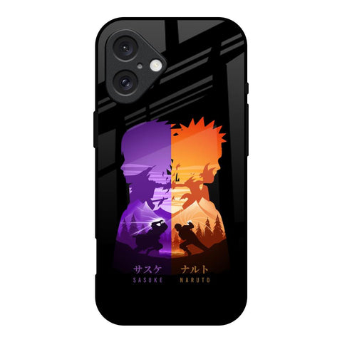 Minimalist Anime Glossy Case for iPhone 16