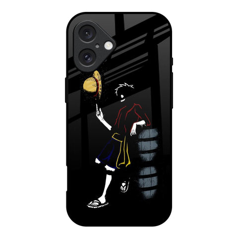 Luffy Line Art Glossy Case for iPhone 16