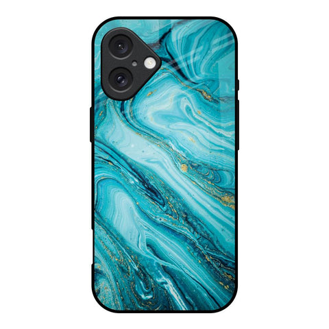 Ocean Marble Glossy Case for iPhone 16