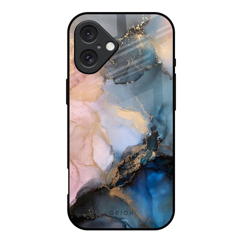 Marble Ink Abstract Glossy Case for iPhone 16