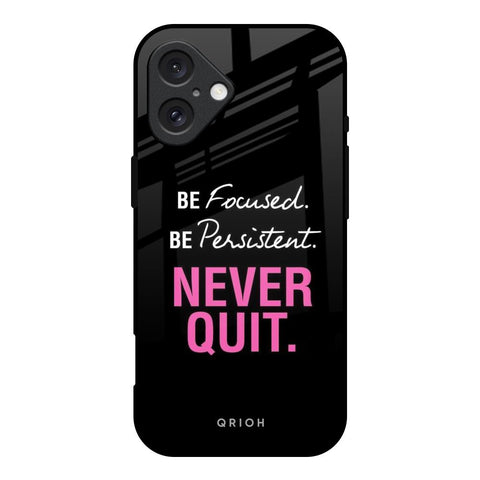 Be Focused Glossy Case for iPhone 16