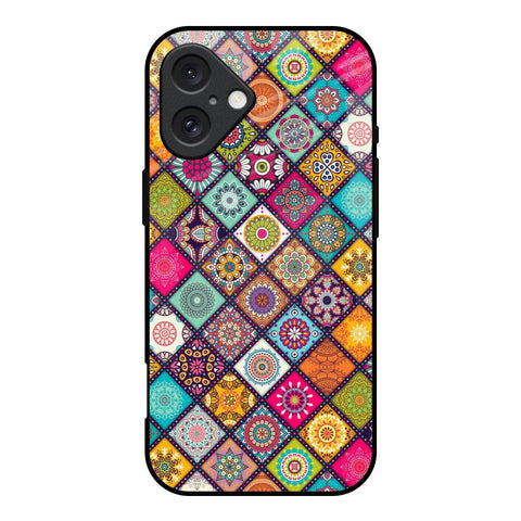 Multicolor Mandala Glossy Case for iPhone 16