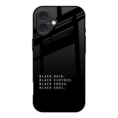Black Soul Glossy Case for iPhone 16